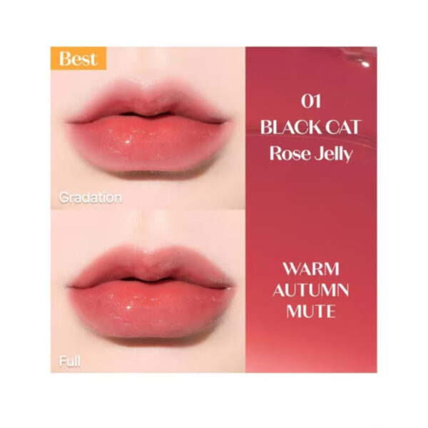 Over Glowy 01 Black Cat Rose Jelly 3g. - Imagen 2