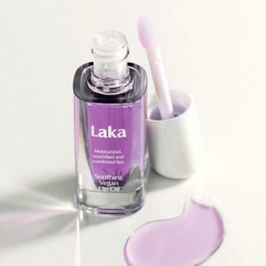 Soothing vegan lip oil calming purple 4.5ml.