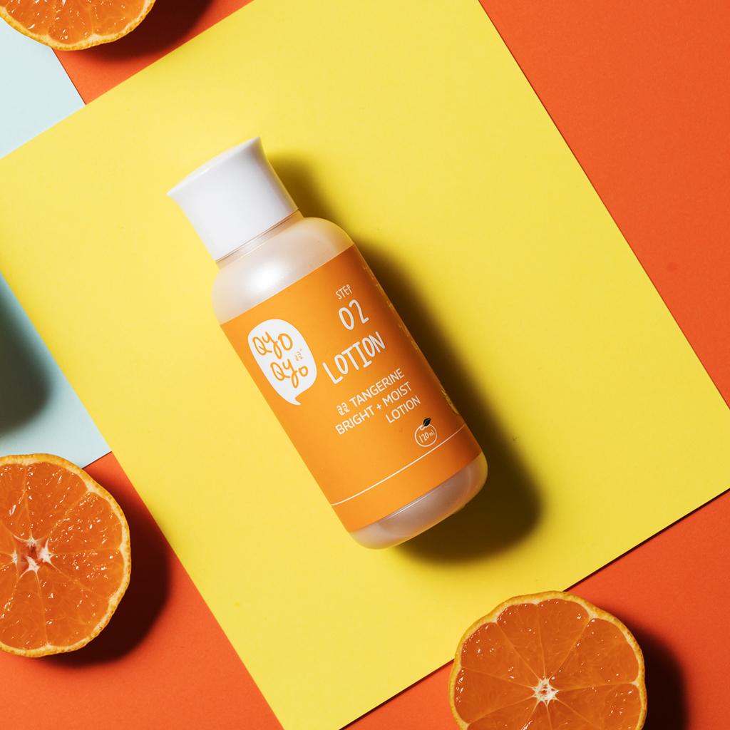 Tangerine Bright + Moist Lotion 120ml.